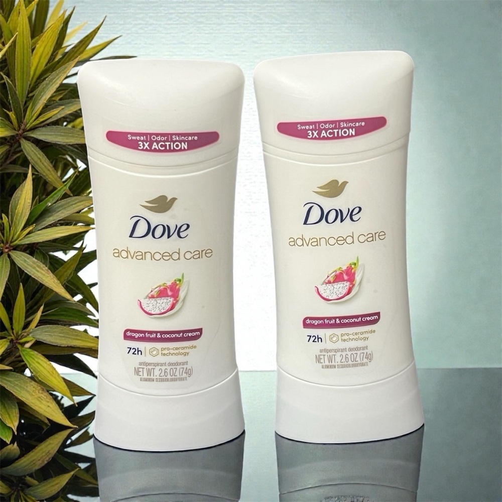 2X Dove Advanced Care deodorants - White new exp. 09/27
